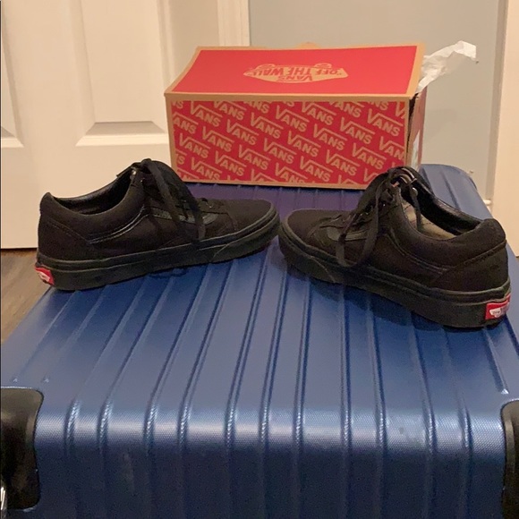 Old Skool Vans (Black/Black) CANVAS - Picture 5 of 7